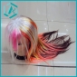 one dollar 2010 strange creative fashion hair wig with different colors on sale