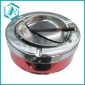 Wholesale 2010 low price colour stainless steel ashtray promotion-made in CHINA