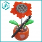 Wholesale Nice orange color flower pattern portable flexible student desk lamp LED light