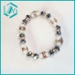 Nice-looking Unique Design Crystal and Pearl Beaded Bunch Bracelet