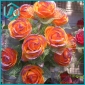 Wholesale Red Artificial Flowers Made of Plastic and Textile Bouqut Crafts