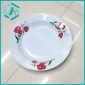 Classical Promotional Plastic Top Quality dish with flower Printe/serving trays