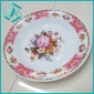 Promotional Plastic Top Quality dish with flower Print/serving trays