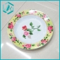 Classical Plastic Top Quality Dish with Nice Flower Printed/ serving trays