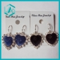 Wholesale Dark color charming crystal earring with fashion for woman