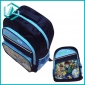 Wholesale lovely style lightblue&black children schoolbag with cartoon print/120.96inches