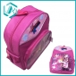 Wholesale lovely pink children schoolbag with cartoon print in promotion/190D/1.4inches
