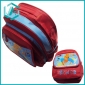 Wholesale lovely red children schoolbag with cartoon print in promotion/190D/16.9inches