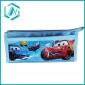 Wholesale Newest two zippers cartoon blue cloth pencil case pencil bag