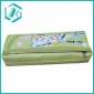 Wholesale 2010 two zippers cartoon green cloth pencil case pencil bag