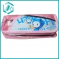Wholesale Fabric cartoon two zippers pencil case with fashion design