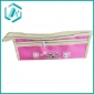 Wholesale Fashion design pink two zippers fabric pencil case of 2010 new styles