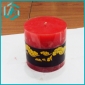 Wholesale holiday red craft candle