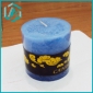 Wholesale birthday blue craft candle