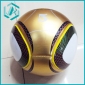 Wholesale 2010 PVC leather football, soccer ball, four colours mixed, 400g