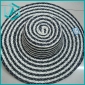 Wholesale black&white stripe fashion style lady's paper straw hat
