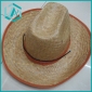 Wholesale pure hand-made classical style cowboy straw hat