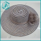 Wholesale lady's fashion style with color lines around sunbonnet straw hat