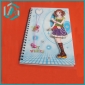 Wholesale lovely daily notebook with pendant in cover