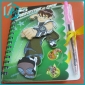 Wholesale double coil daily notebook with a pen