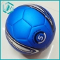 Promotional PVC leather football, soccer ball, four colours mixed, 400g