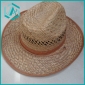 Wholesale men's pure hand-made classical style cowboy straw hat