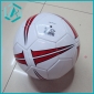 PVC leather five football with bright colour and high quality, 400g