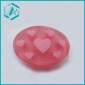 Wholesale oval-shaped pink heart fruit glycerine soap in promotion