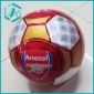 New design PVC handsewn footbal, soccer ball, four colours mixed, 400g
