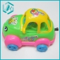 Wholesale 2010 cartoon plastic wind-up toy car to kids for fun