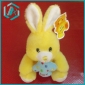 Wholesale 2010 Kids preferred Lovely PP cotton plush yellow rabbit toys, 24cm