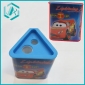 Wholesale cute print student cartoon triangle solid pencil sharpener in promotion