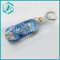 Wholesale shoe shape cartoon lovely keychain with cute print in promotion