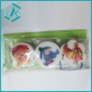 Wholesale cartoon lovely design round shape eraser with cute print in promotion
