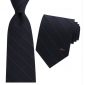Wholesale men's well-sell advanced classical style 100% silk tie in dark color