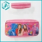 Wholesale 2010 hot sell Hannah double zipper double pocket pencil case