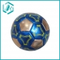 2# leather popular blue & gollden mini football in promotion
