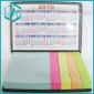 Wholesale New self adhesive colorful notepad with 2010 calendar
