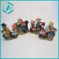 Wholesale 10*8cm resin gifts and crafts men and women chating on a bike showing the love with them