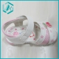 Wholesale kid's sandal for girls, beautiful white color with small flowers, size from 20-25