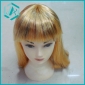 Wholesale lignt golden yellow medium staright Women's Party Wig