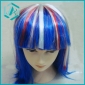 Wholesale colorful medium staright Women's Cosplay Party Wig
