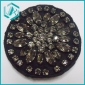 Wholesale Fashionable cloth acryl diamond black brooch
