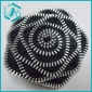 Wholesale Fashionable zipper flower black brooch