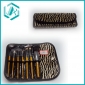 Wholesale 7 Pcs Brush Makeup Cosmetic Brushes Set Kit with  leopard Case