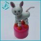 Wholesale 2011 new arrive White cat style push up toys, wooden toys for kids