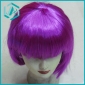 Wholesale Purple Medium Straight Fancy Dress Party Show Wig