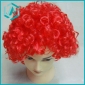 Wholesale Red Clown Bob Afro Circus Halloween Party Wig
