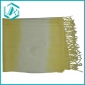 light yellow color cashmere material scarf, keep warm in winter
