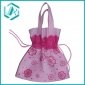 high-quality pink draw string nylon shopping bag